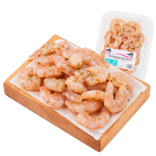 Roerbakgarnalen knoflook